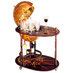 Глобус бар напольный со столиком 44/E2 (40 см)